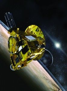 „New Horizons” поблизу Плутона. Ілюстрація